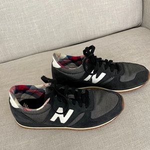 New Balance 420 Plaid Trainers